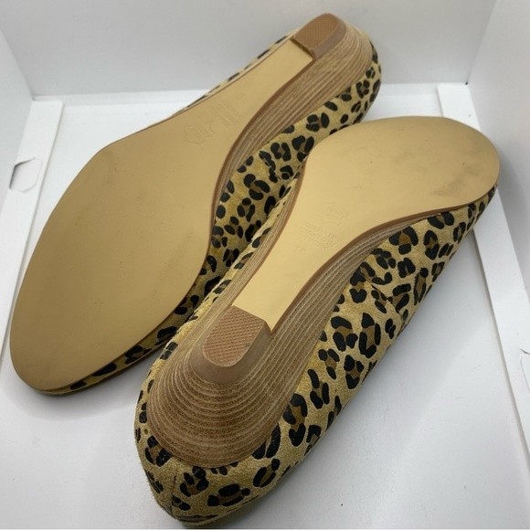 Matt Bernson Women's Leopard Leather Slip On Shoes 10 - Picture 7 of 8